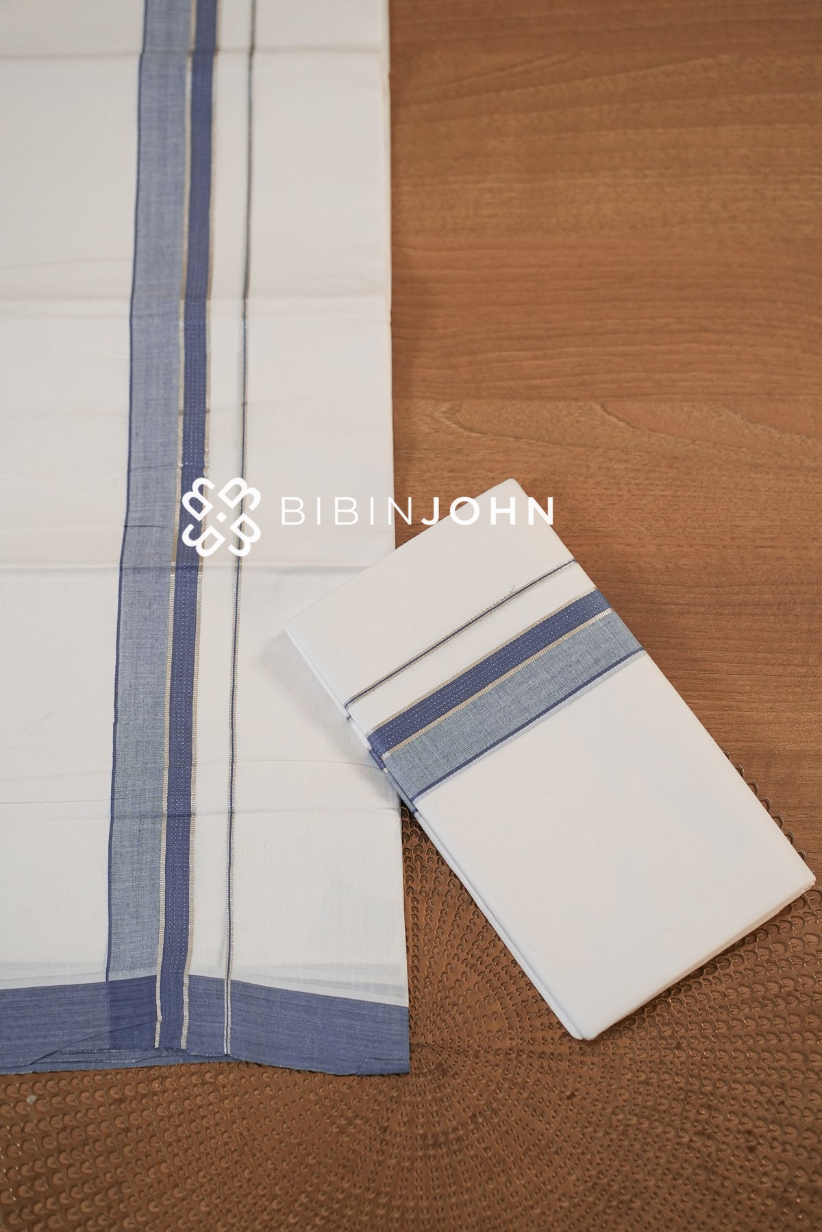 Cotton Dhoti For Men White BJ2337