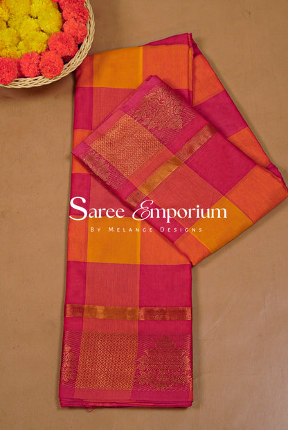 Kanji Cotton Saree For Women MDS0332