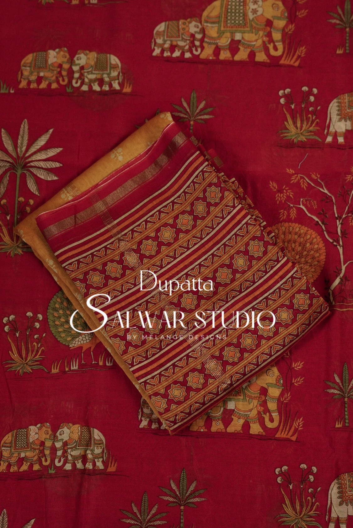 Printed Chanderi Unstitched Salwar Suits AC0029