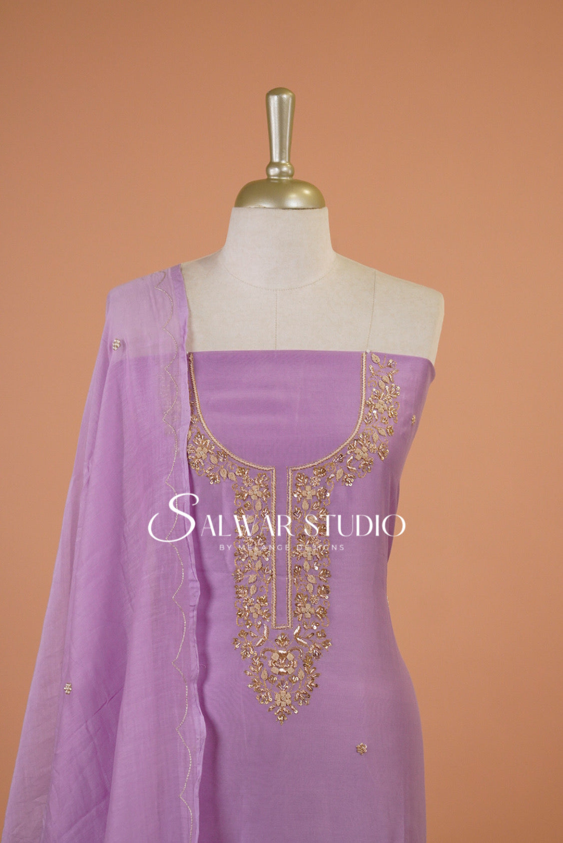 Chanderi Embroidery Salwar Suit AC0136