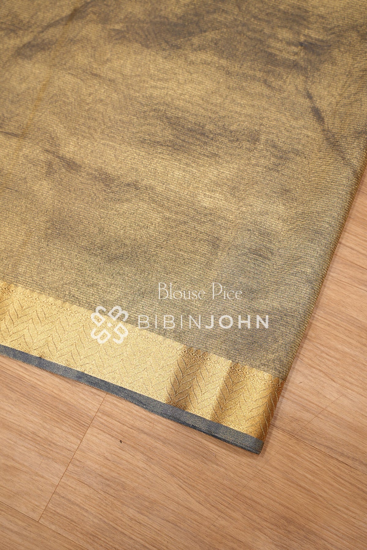 Tissue Banarasi Saree For Women Taupe Grey BJ1660