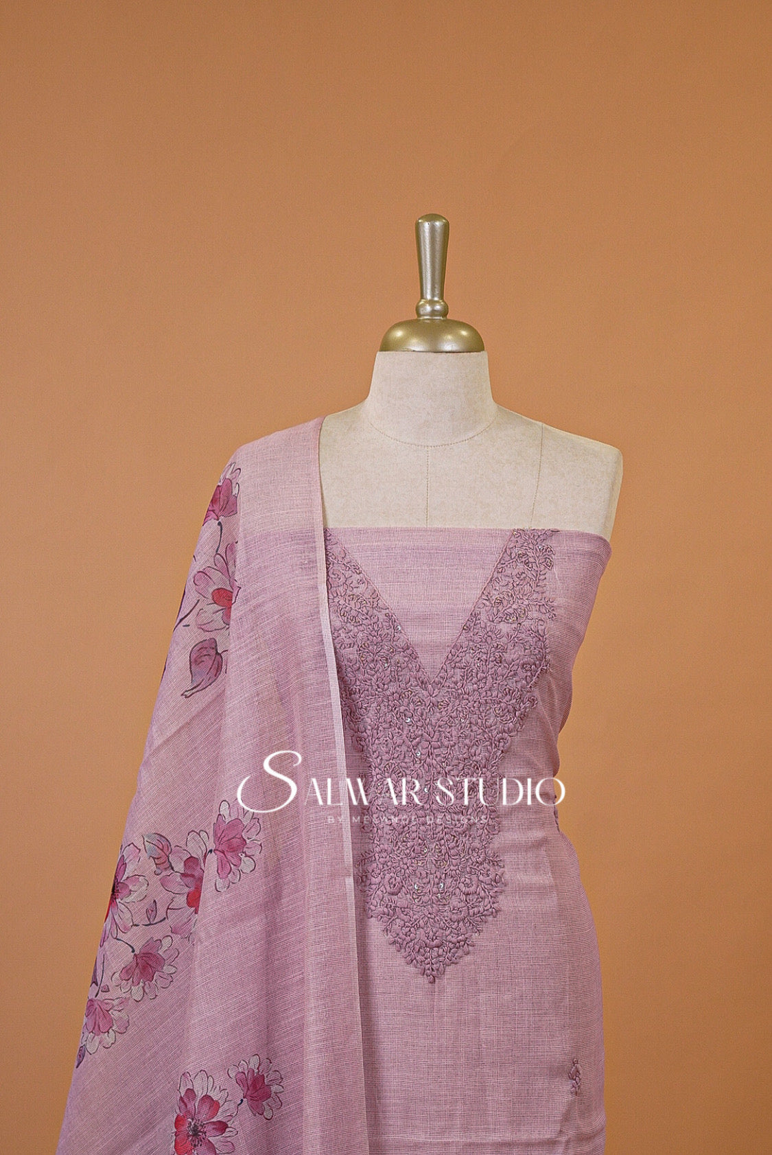 Cotta Embroidery Unstitched Salwar Suits AC00101