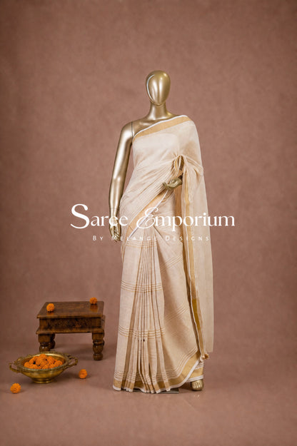 Linen Weaving Saree MDS0192