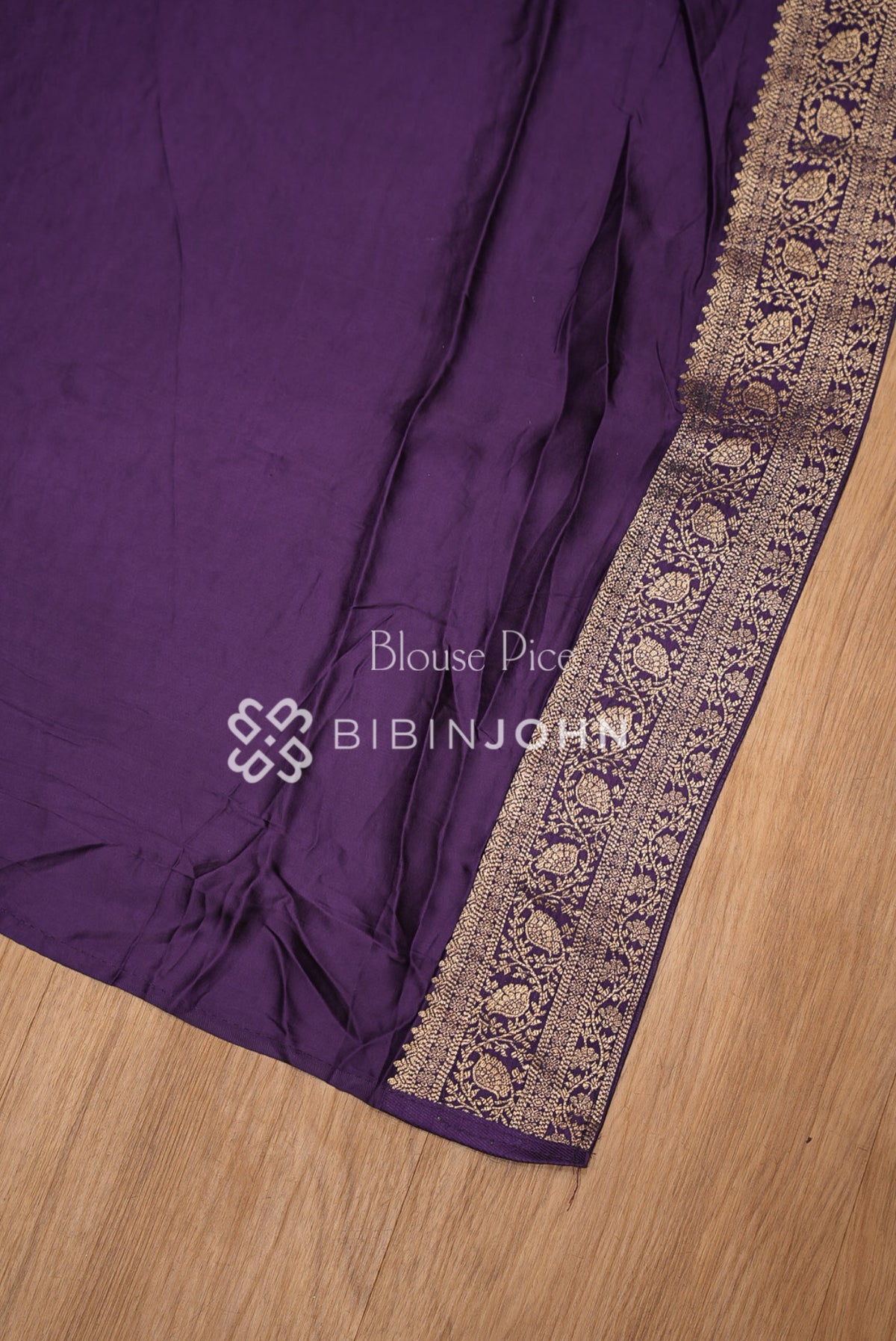 Banarasi Modal Silk Saree For Women Royal Purple BJ1648