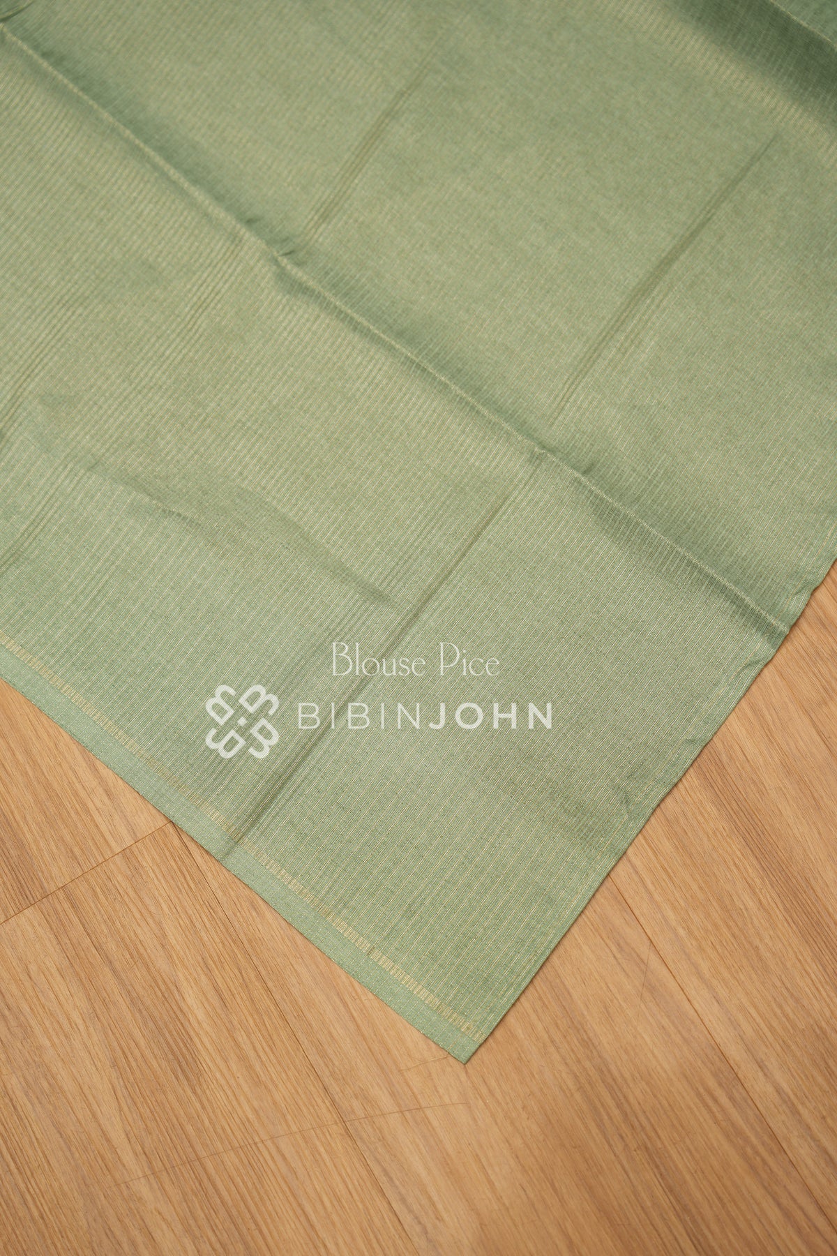 Semi Tussar Weaving Saree For Women Sage Green BJ2313