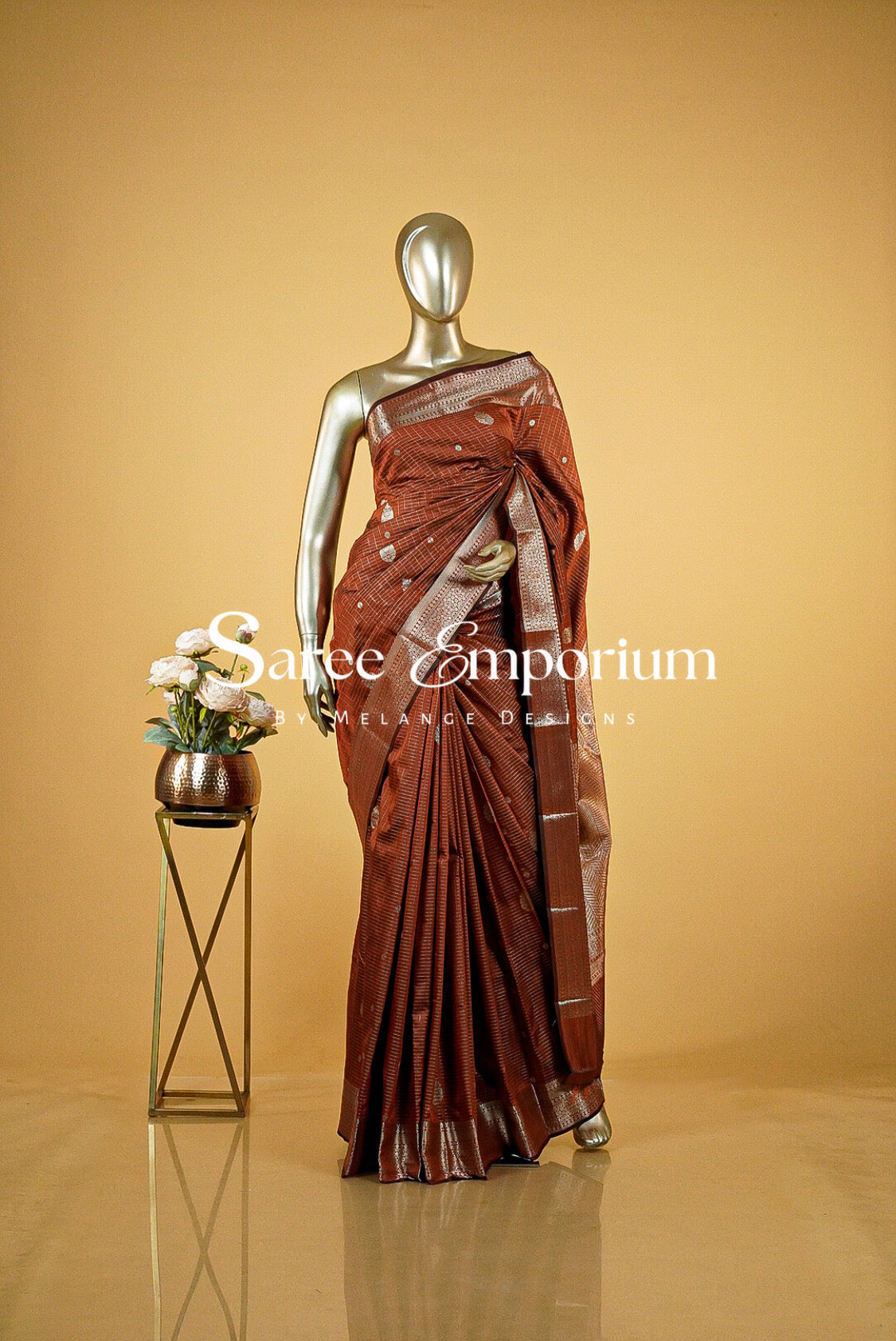 Semi Silk Saree MDS0136
