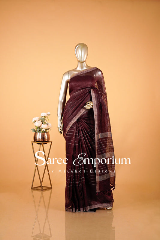 Linen Sarees MDS0072
