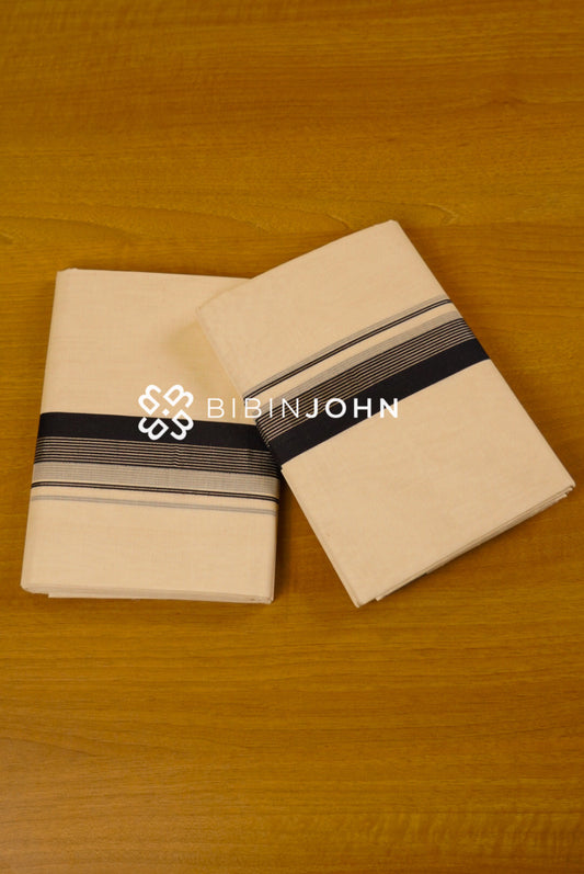 Cotton Dhoti For Men Off White BJ1766