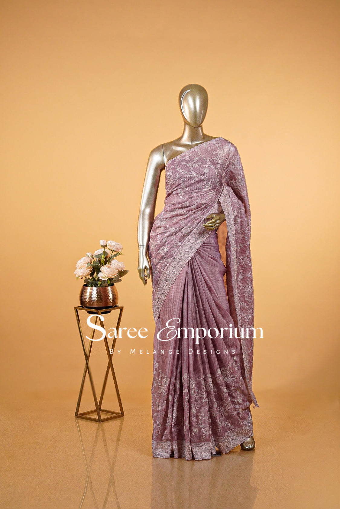 Cotta Embroidery Saree MDS0128