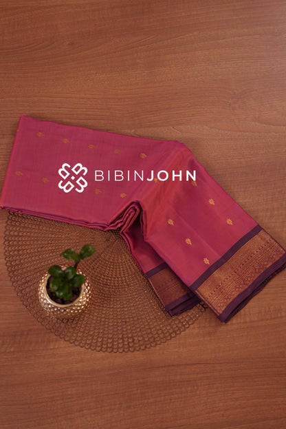 Silk Saree For Women Deep Raspberry Pink BJ2346