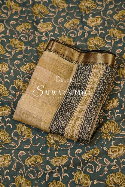 Printed Silk Unstitched Salwar Suits AC0090