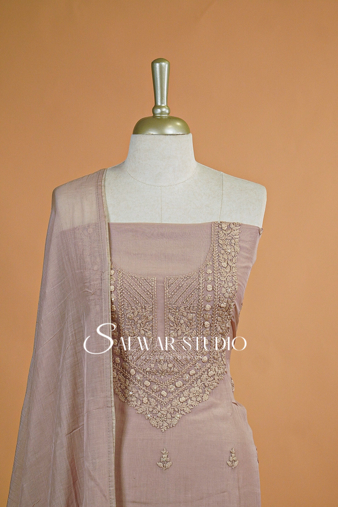 Chanderi Embroidery Salwar Suit AC0143