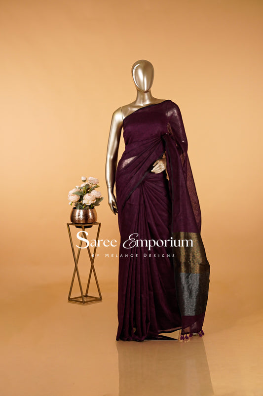 Linen Saree MDS0090