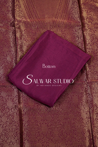 Silk Banarasi Unstitched Salwar Suits AC0125