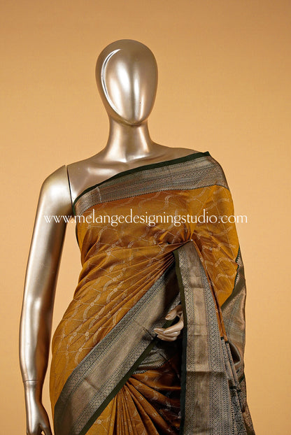 Semi Brocade Saree MDS0131