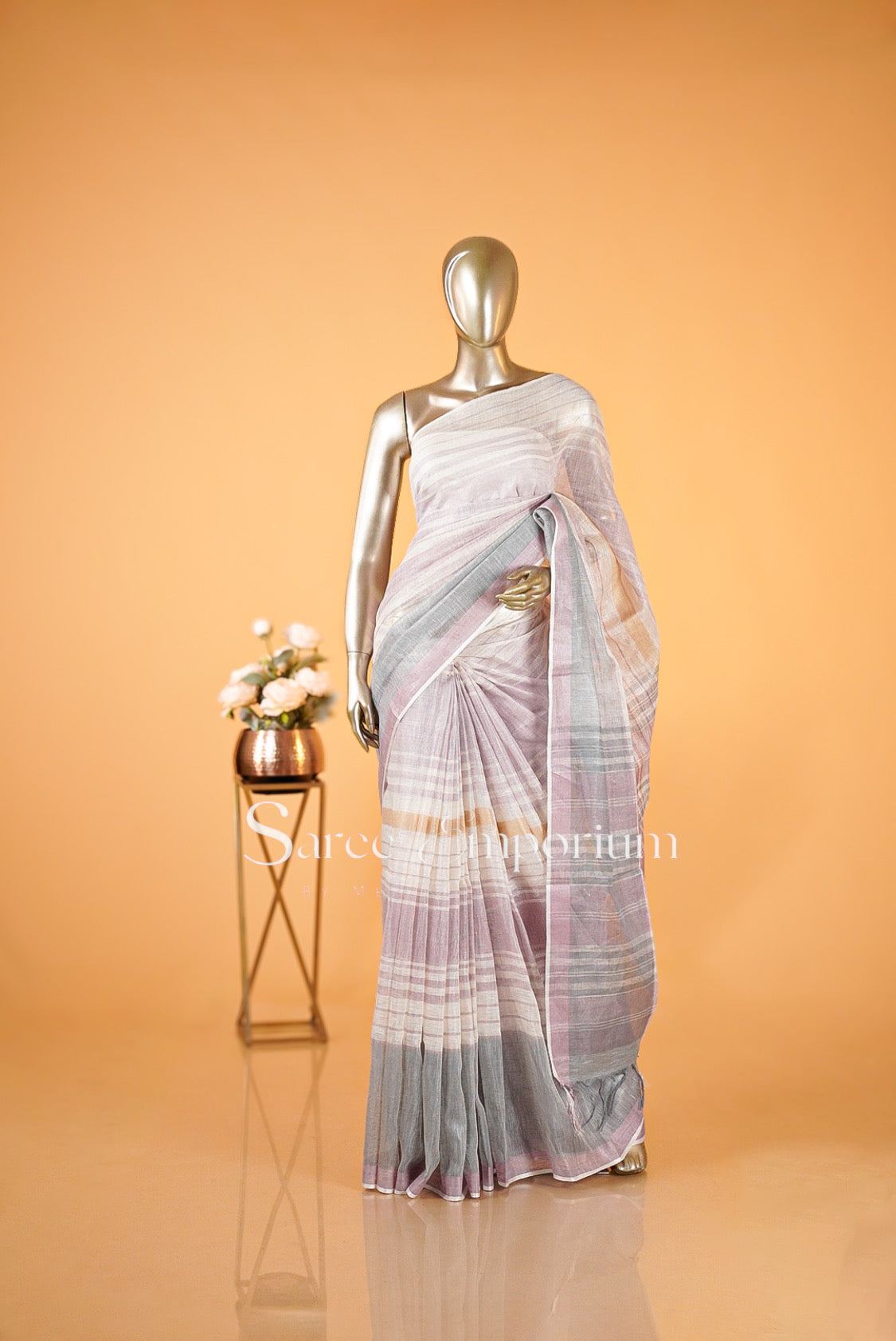 Linen Sarees MDS0076