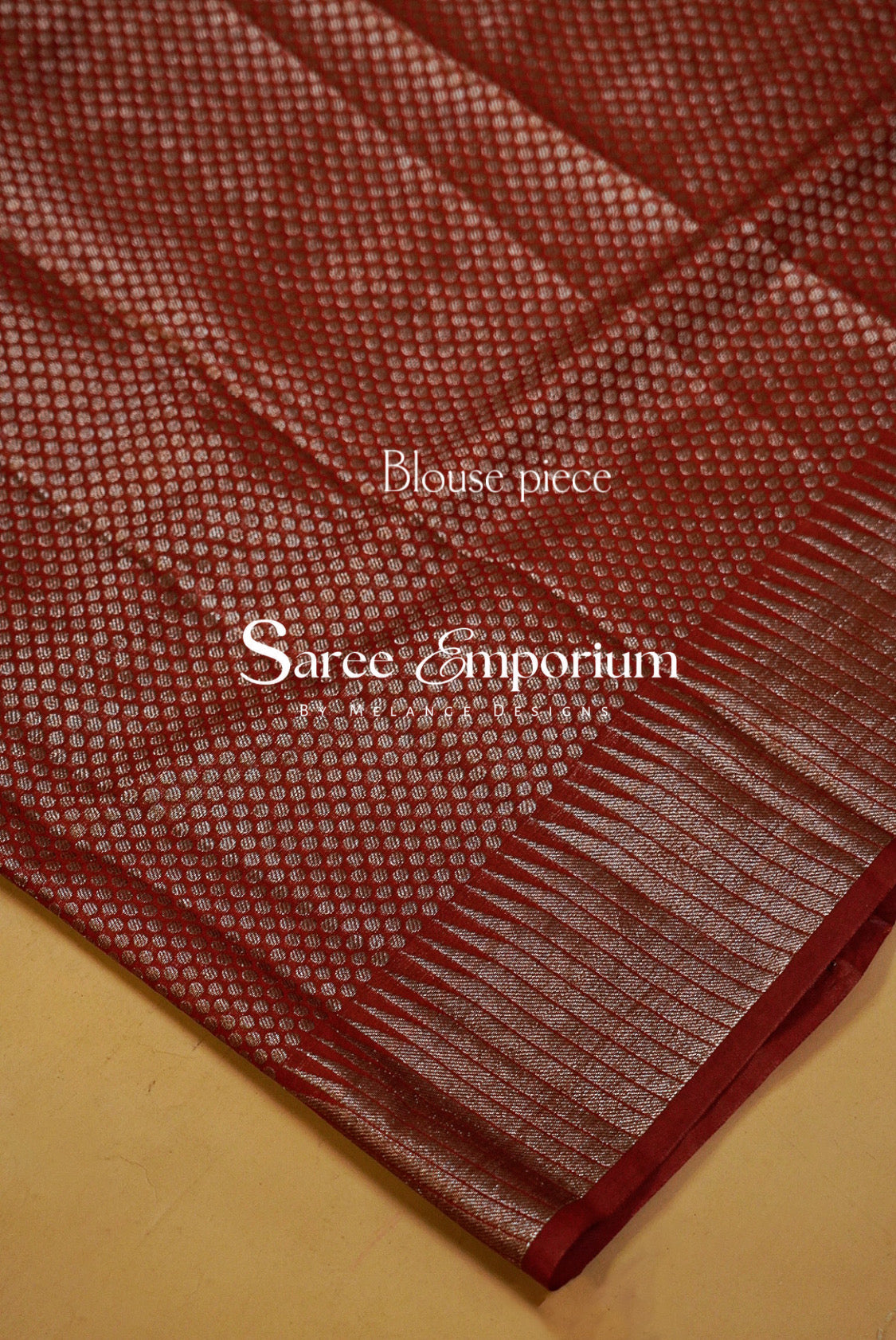 Kanchi Banarasi Saree For Women Black & Rust Red MDS0374