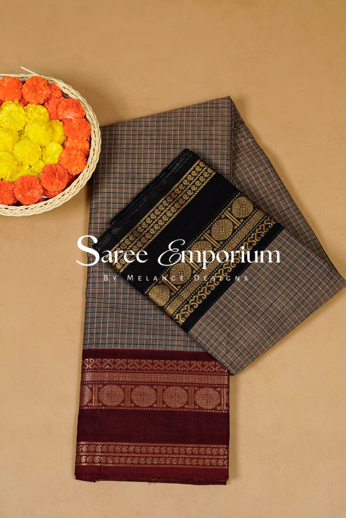 Kanji Cotton Saree For Women MDS0314