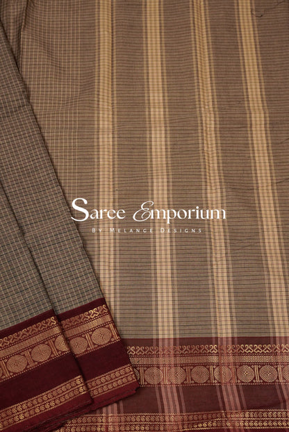 Kanji Cotton Saree For Women MDS0314