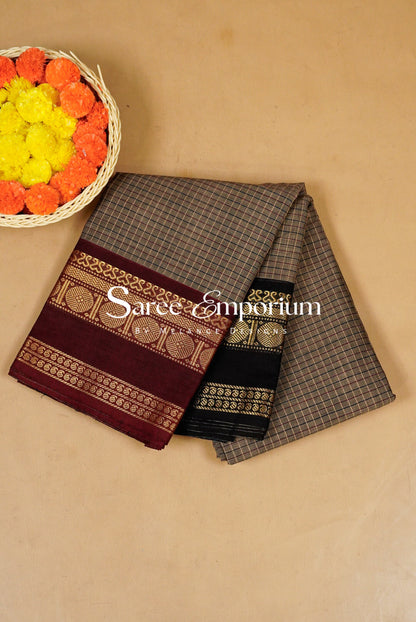 Kanji Cotton Saree For Women MDS0314