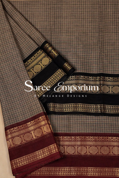 Kanji Cotton Saree For Women MDS0314