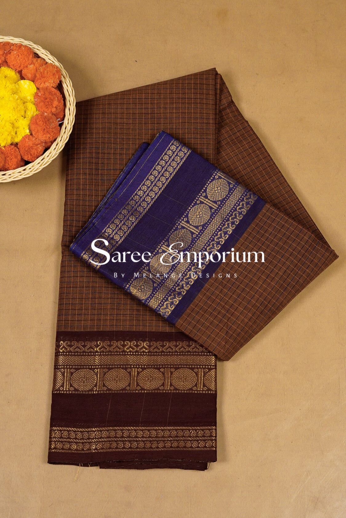 Kanji Cotton Saree For Women MDS0315