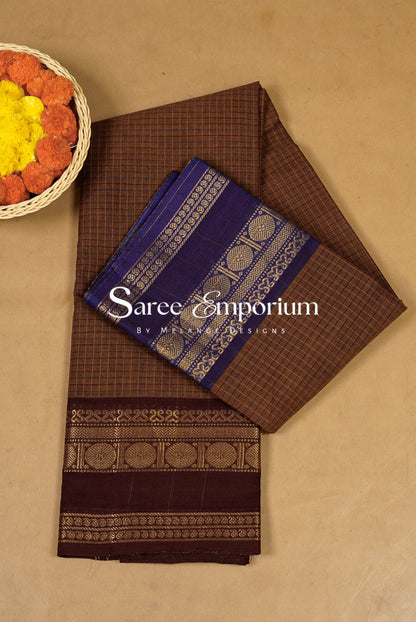 Kanji Cotton Saree For Women MDS0315