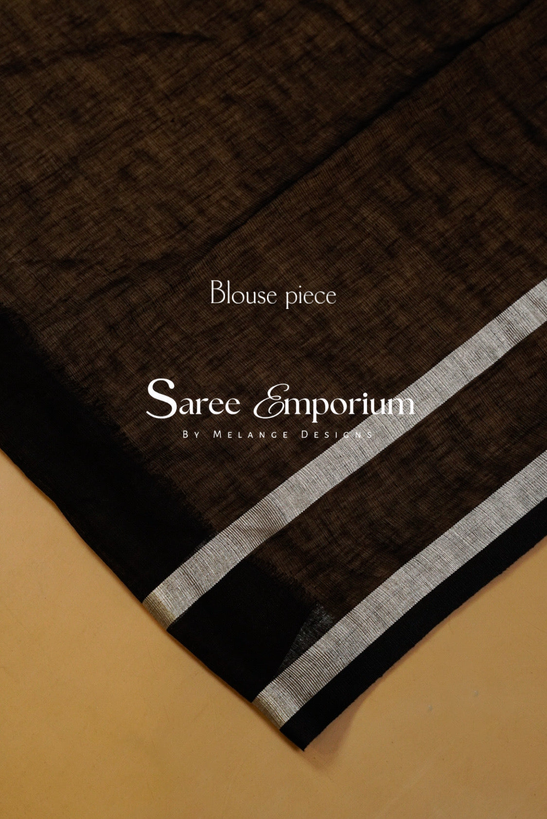 Linen Embroidery Saree For Women MDS0285