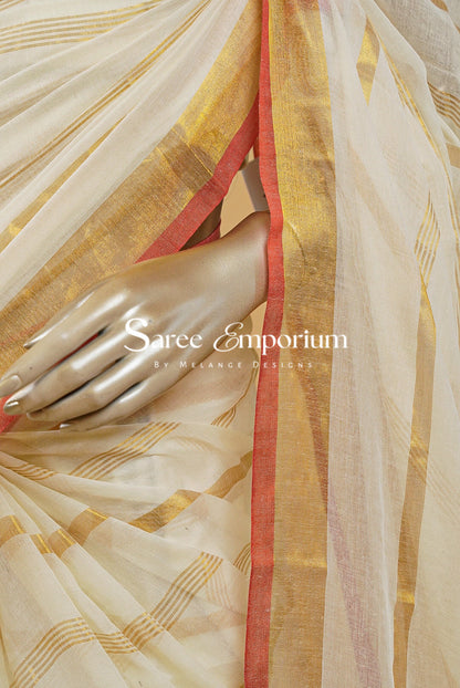 Mul Cotton Saree For Women MDS0241