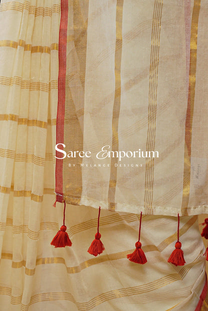 Mul Cotton Saree For Women MDS0241