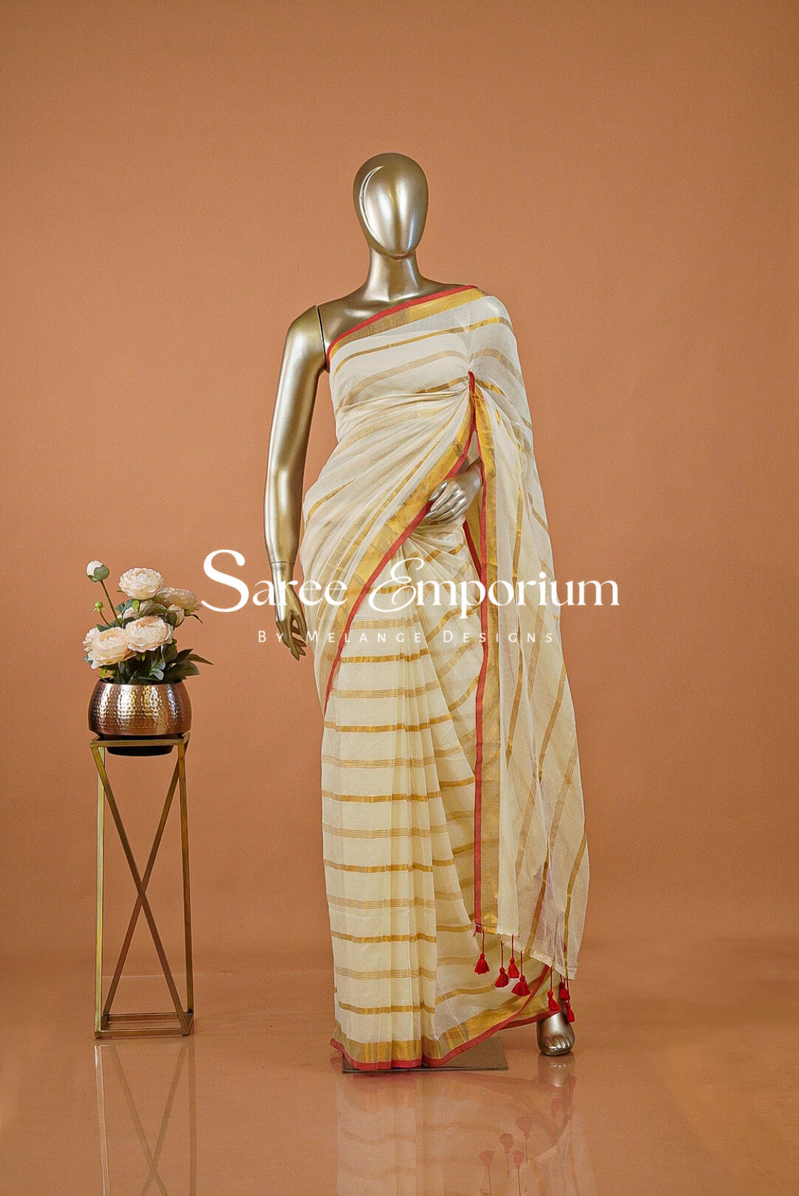 Mul Cotton Saree For Women MDS0241