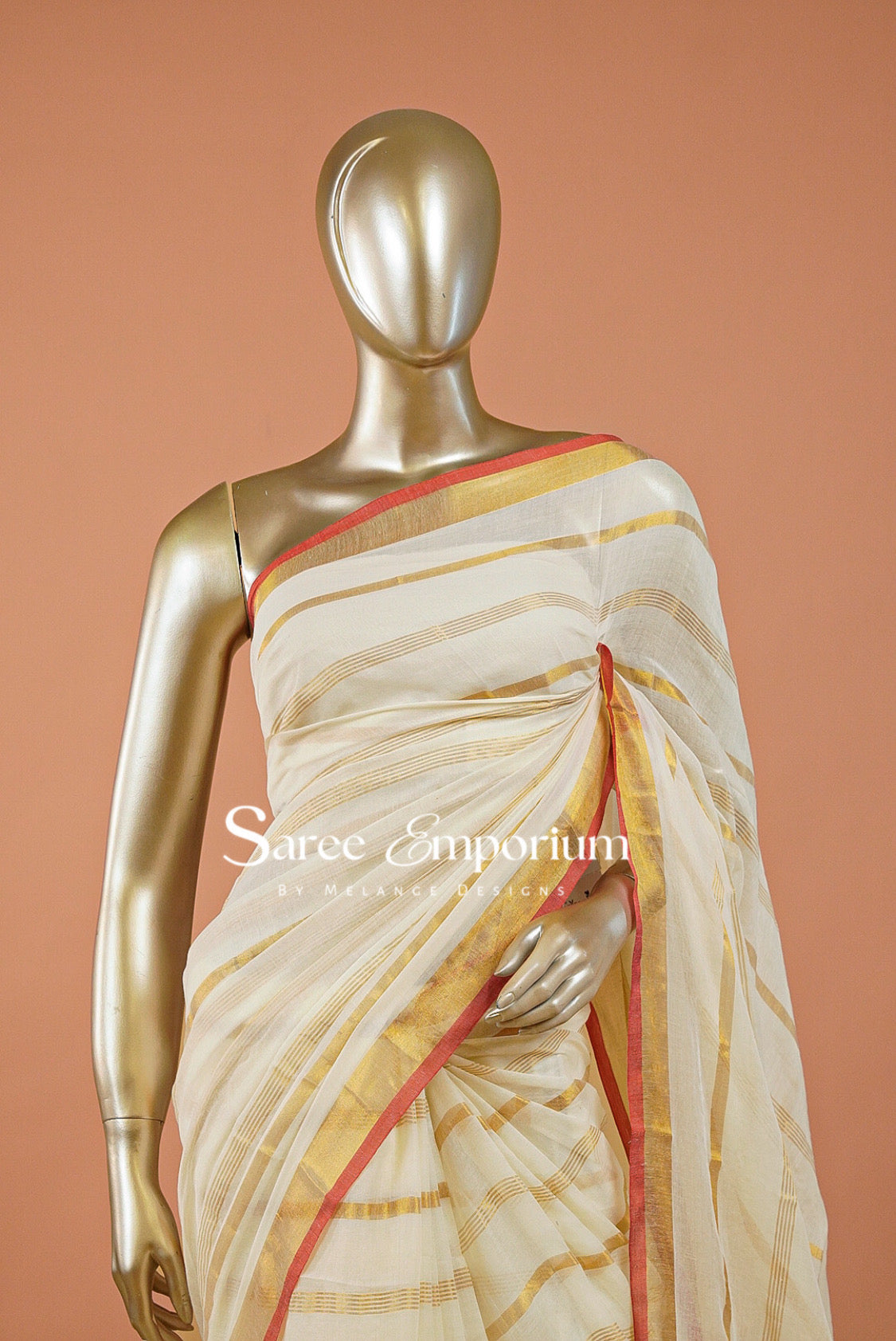 Mul Cotton Saree For Women MDS0241