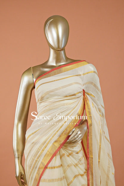 Mul Cotton Saree For Women MDS0241