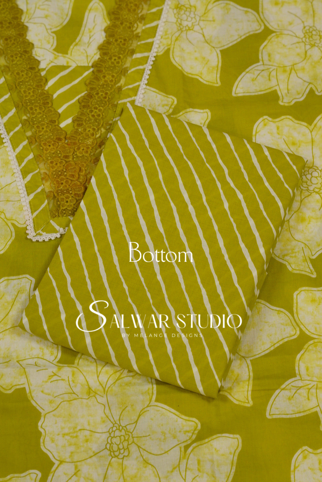 Printed Cotton Unstitched Salwar Suit Dress Material Apple Green AC0276