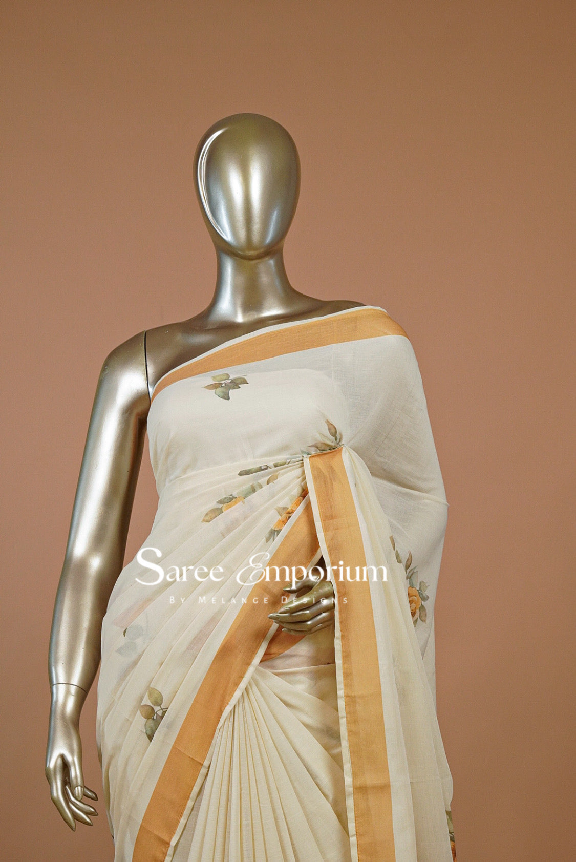 Printed Cotton Saree For Women MDS0289