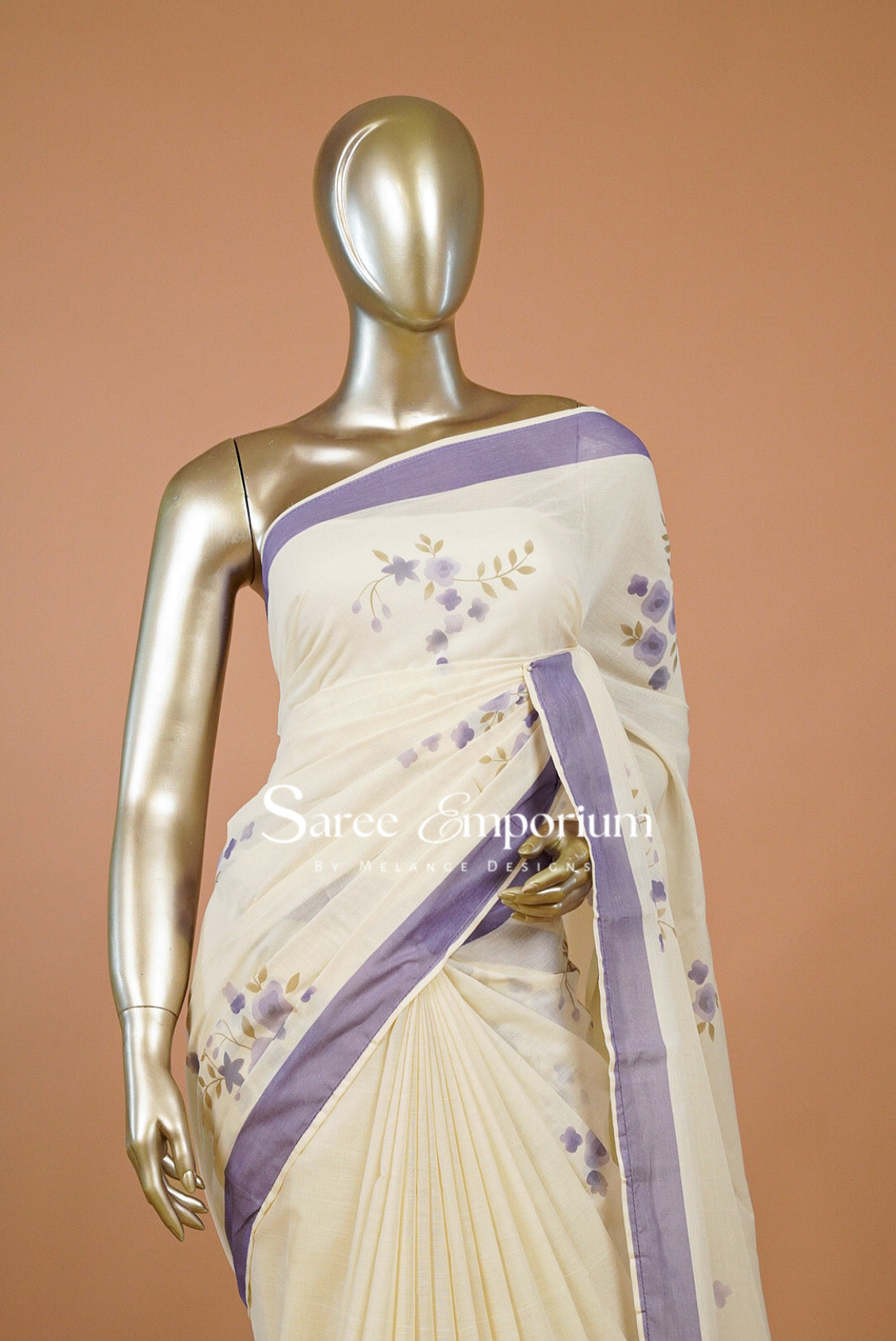 Printed Cotton Saree For Women MDS0286