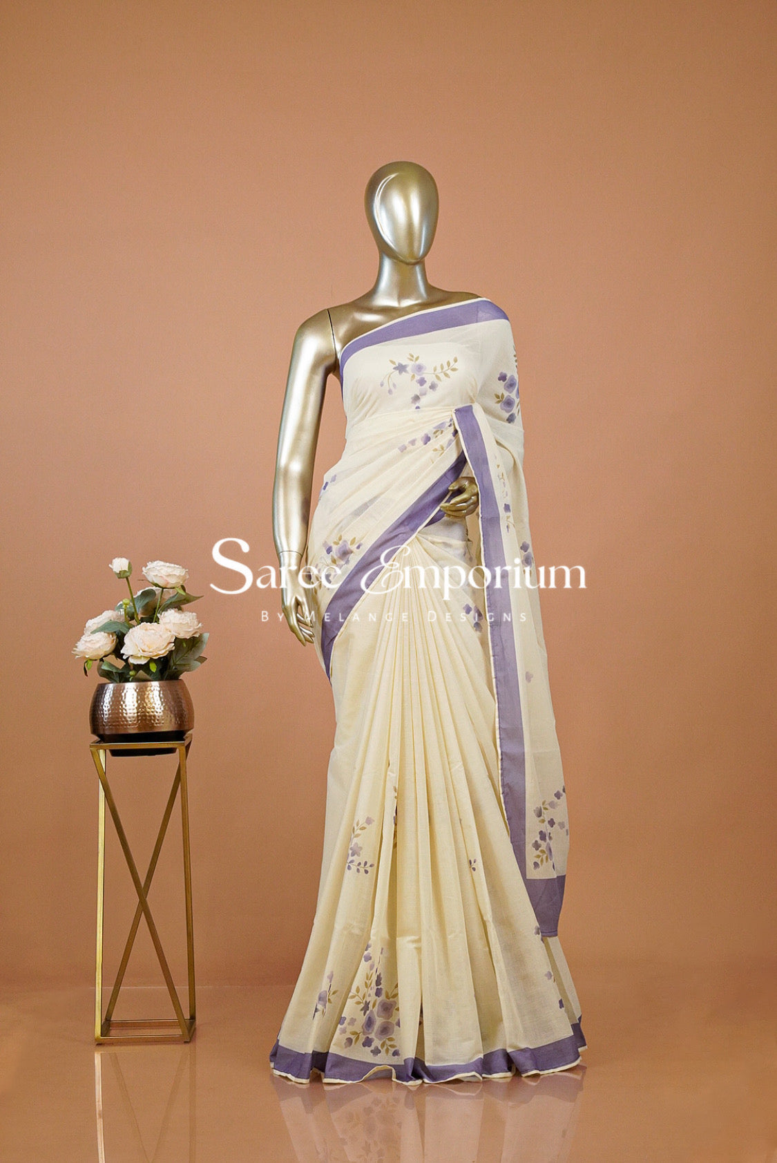 Printed Cotton Saree For Women MDS0286