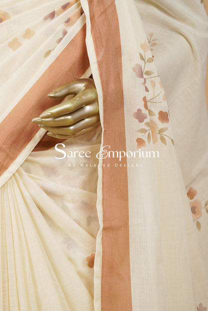 Printed Cotton Saree For Women MDS0287