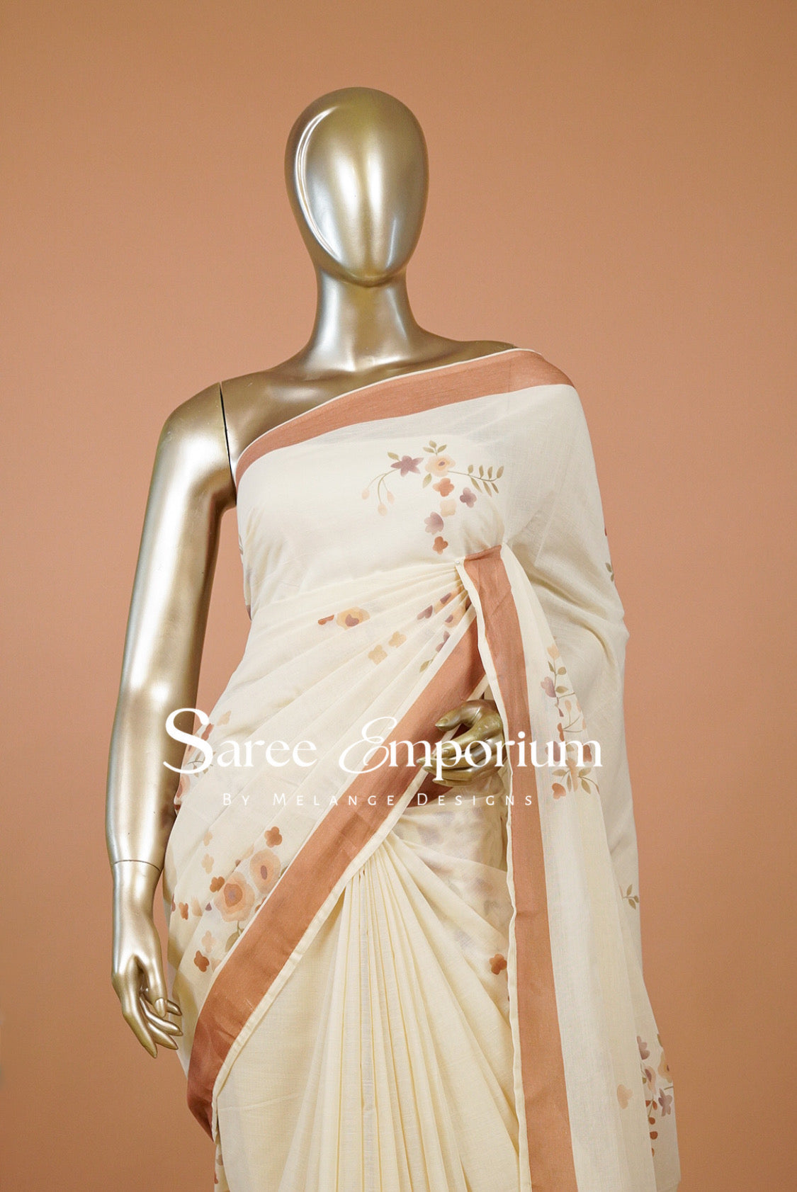 Printed Cotton Saree For Women MDS0287
