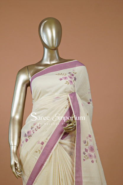 Printed Cotton Saree For Women MDS0288