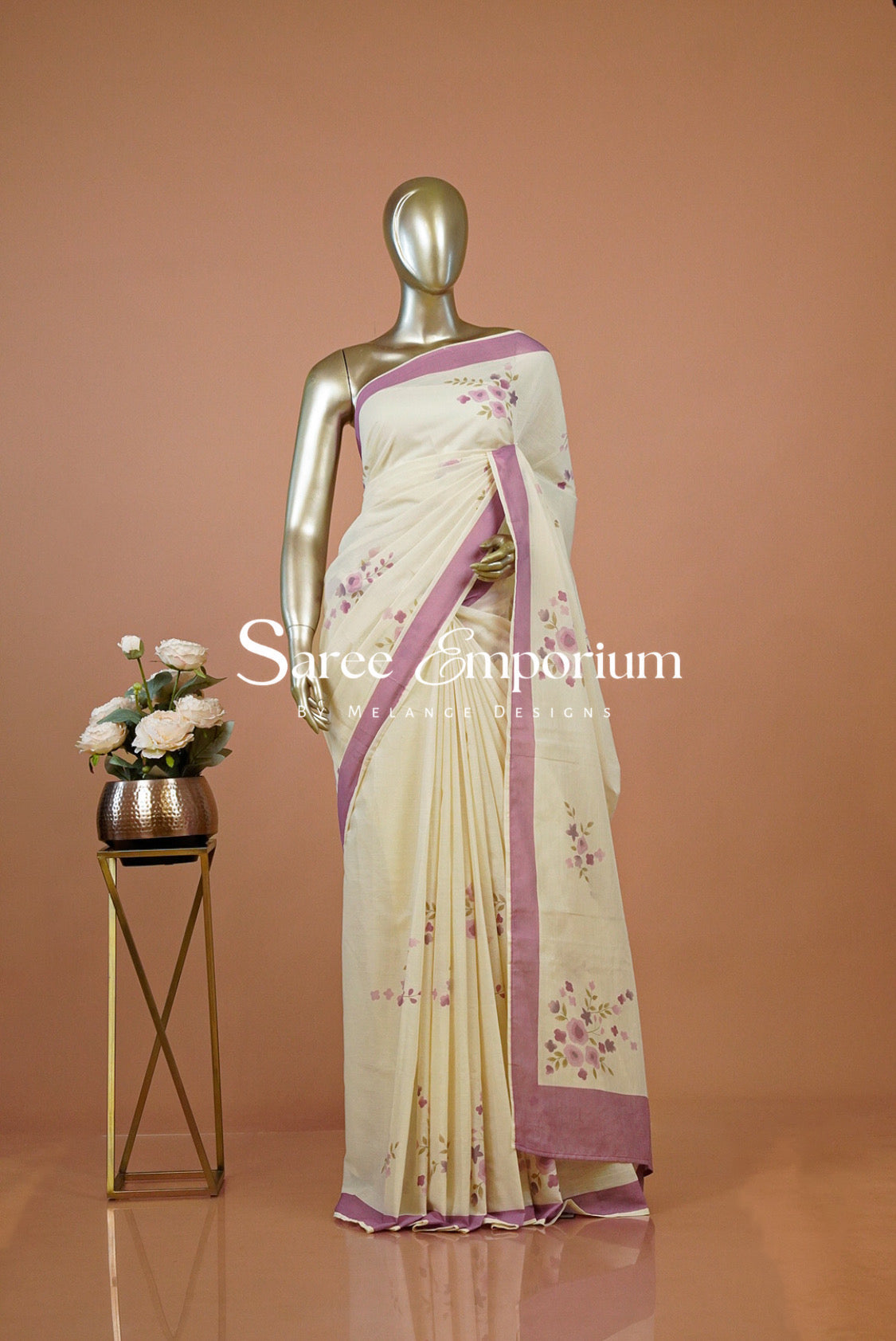 Printed Cotton Saree For Women MDS0288