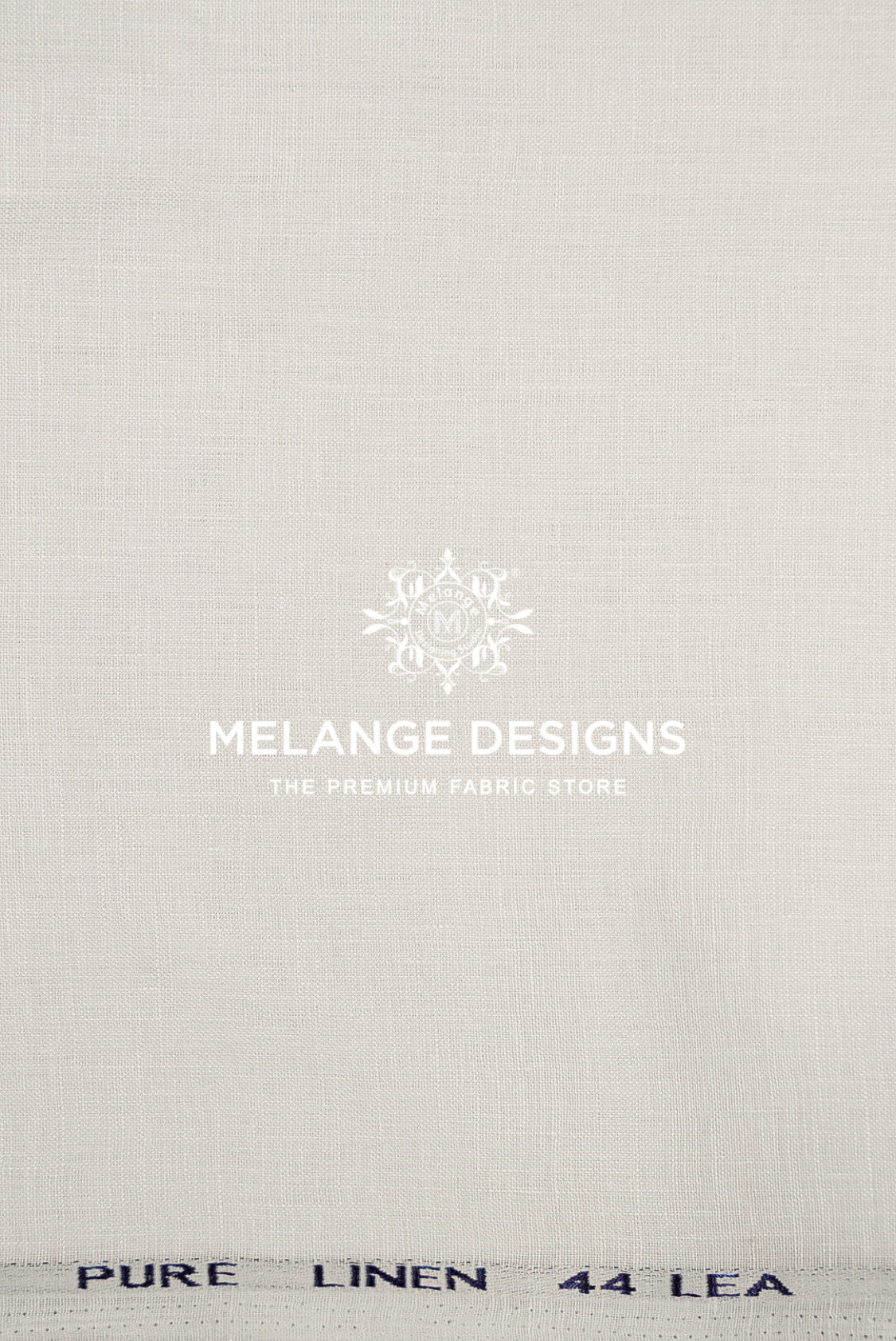 Pure Linen Fabric 44 LEA Close View.