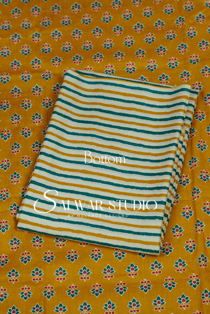 Printed Cotton Unstitched Salwar Suit Dress Material Bottom