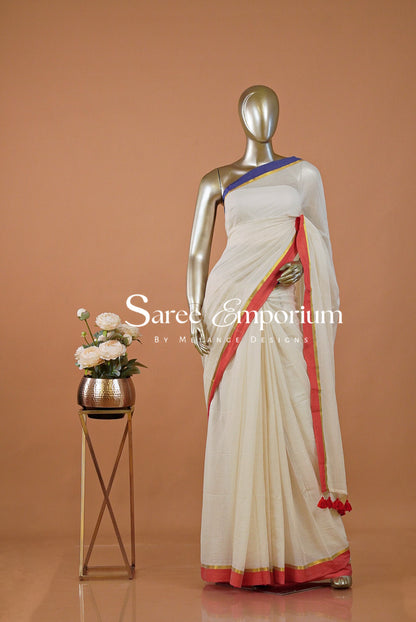 Pure Mul Cotton Saree For Women MDS0238