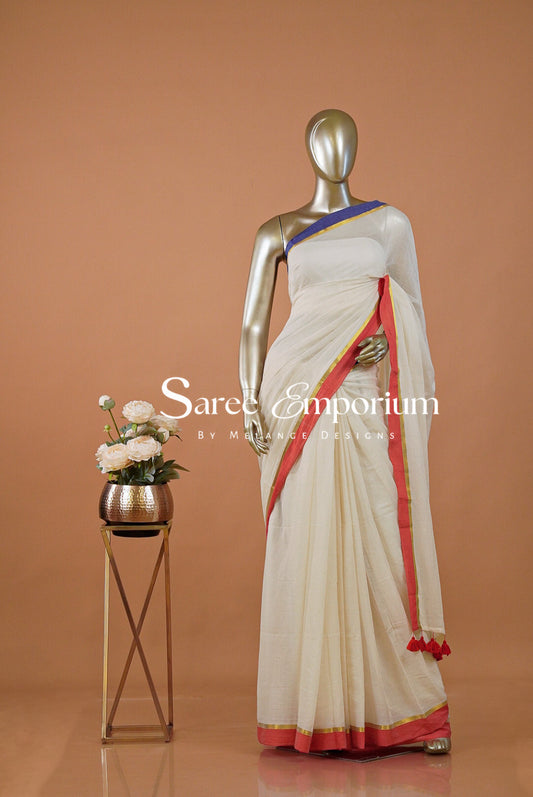Pure Mul Cotton Saree For Women MDS0238