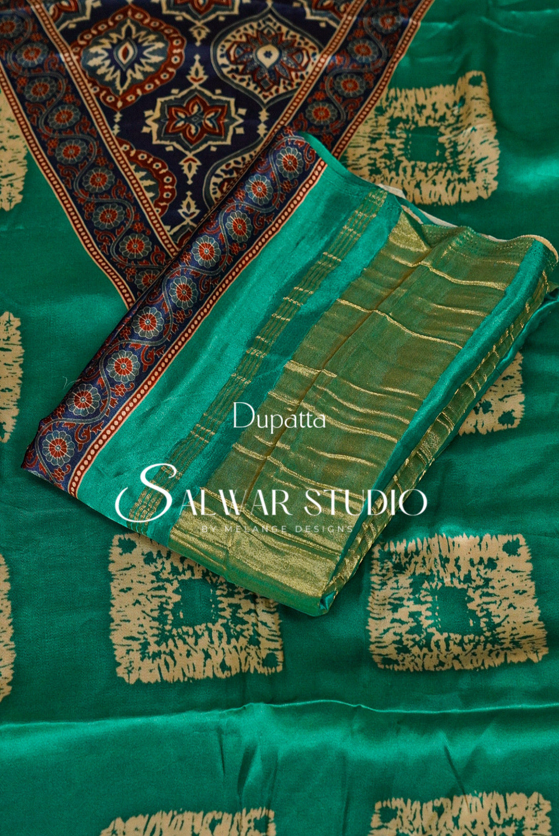 Satin Silk Unstitched Salwar Suit Dress Material Cyan Blue AC0255