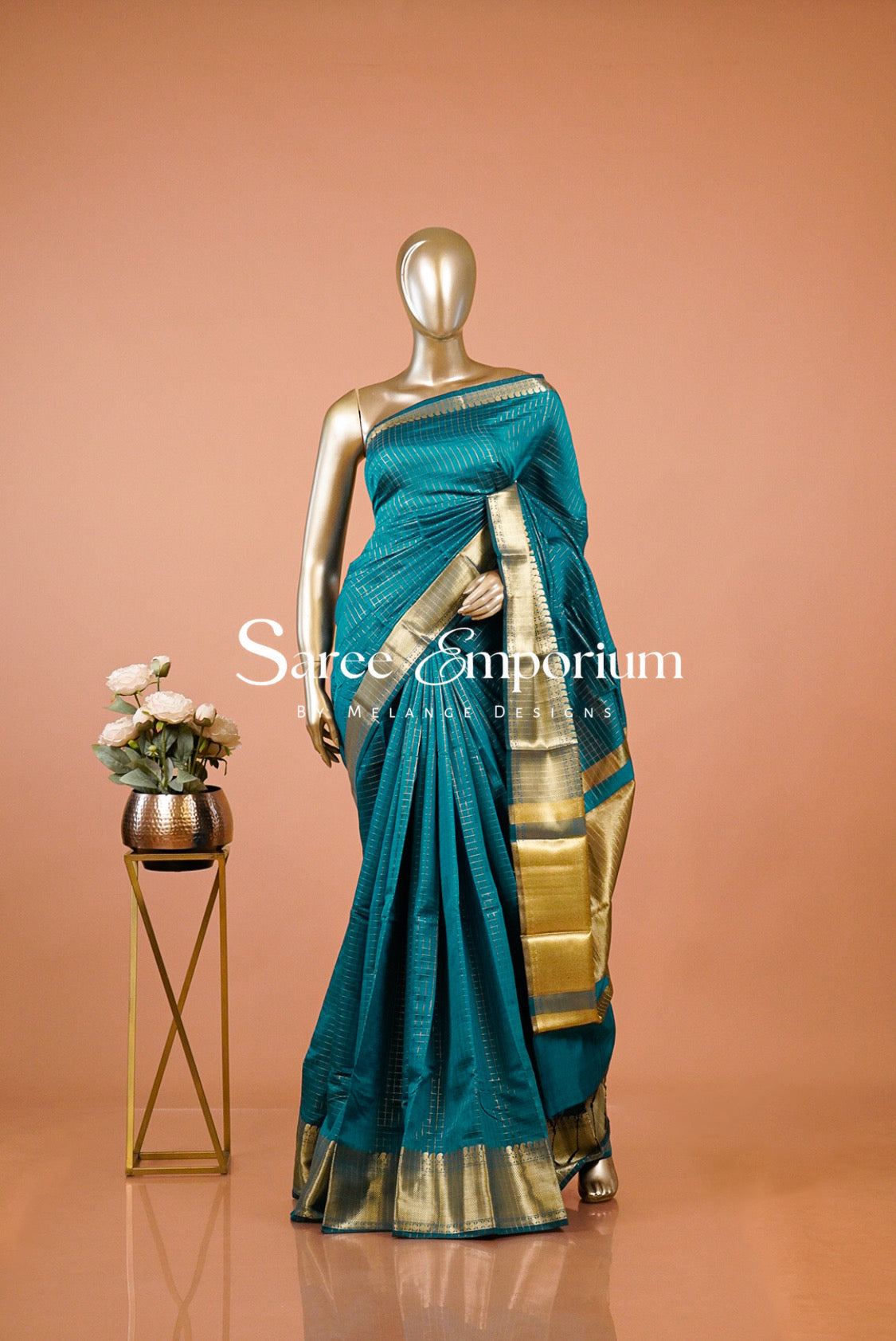 Semi Banarasi Saree for Women MDS0310