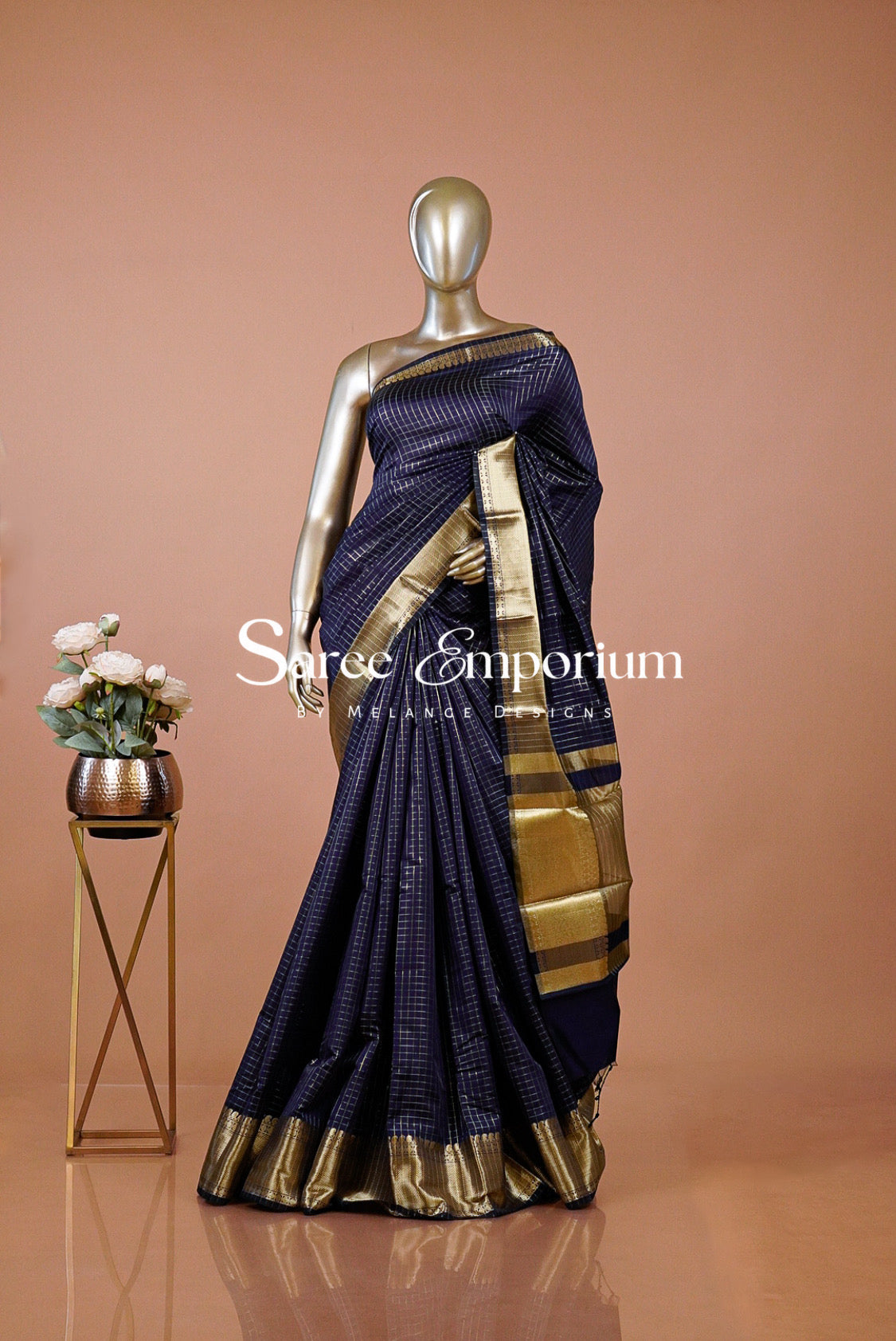 Semi Banarasi Saree for Women MDS0311