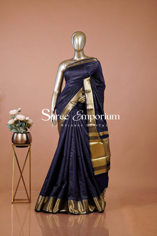 Semi Banarasi Saree for Women MDS0311