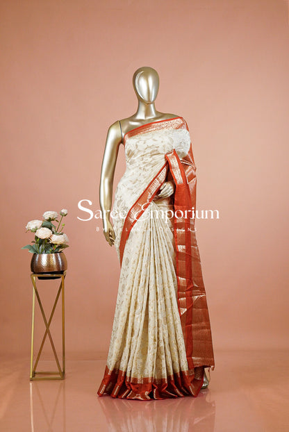 Semi Banarasi Saree for Women MDS0320
